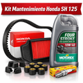 Kit Mantenimiento Honda SH 125 (2005-2012) – Correa + Rodillos +Guias + Filtro Aire + Bujía + Aceite Motorex 10W40
